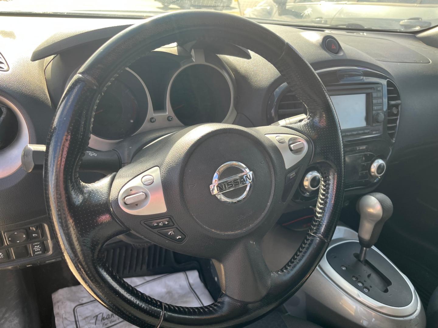 2013 BLACK NISSAN JUKE S; SL; SV; NISM S AWD (JN8AF5MV2DT) with an 1.6L L4 DOHC 16V engine, Continuously Variable Transmission transmission, located at 8101 E. Skelly Dr., Tulsa, OK, 74129, (918) 592-3593, 36.121891, -95.888802 - Photo#7